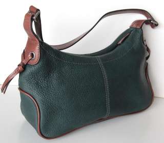 Fossil Small Hobo Genuine Leather Dark Green Handbag Purse ZB8527 