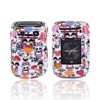   White Hard Plastic Snap Case Cover For Blackberry Style 9670  