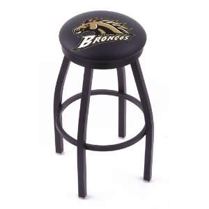 Western Michigan University Steel Stool with Flat Ring Logo Seat and 