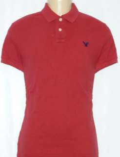   Red Pique Cotton Athletic Fit Mens Polo Shirt New NWT  