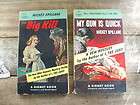 lot of 2 vtg 1950s mickey spillane mystery paperback books big kill my 