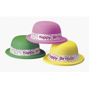Neon Happy Birthday Derby Hats   Teacher Resources & Birthday Supplies