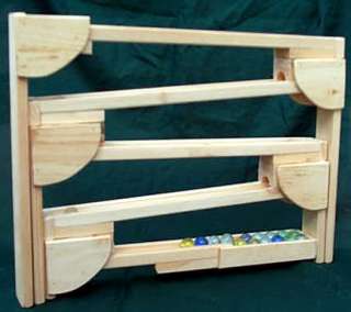 Wooden Marble Roller   Subway  Amish made  