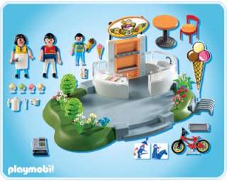 Playmobil Ice Cream Parlor Super Set # 4134 NIB  