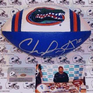  Chris Leak   Autographed Florida Gators Full Size Football 