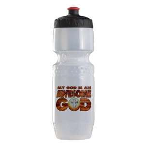  Trek Water Bottle Clr BlkRed My God Is An Awesome God 