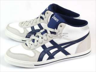 Asics Aaron MT CV White/Medieval Blue Classic Canvas 2011 Mid Top 