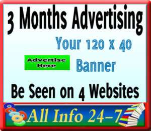 Advertising 3 Months BE SEEN on 4 Websites Micro Banner  