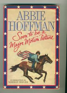 ABBIE HOFFMAN signed autographed book thumb print   