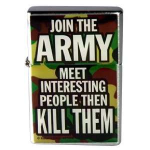  Join the Army Flip Top Lighter