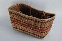 Salish Rectangular Handled Basket, NW Coast  