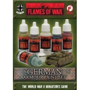  Flames of War German Armour Paint Set Toys & Games
