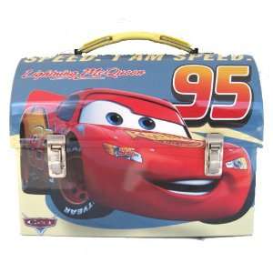  Cars I Am Speed Dome Metal Blue Tin Lunch Box Office 