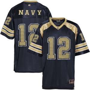  Navy Midshipmen #12 Navy Blue Game Day Football Jersey 