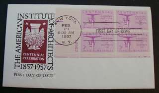   FDC SC.#1089 PB. 1st. CACHET BY THE AMERICAN INSTITUTE OF ARCHITECTS