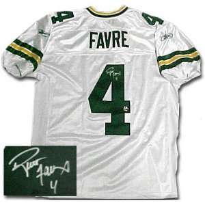  Brett Favre Green Bay Packers Reebok Autographed White 