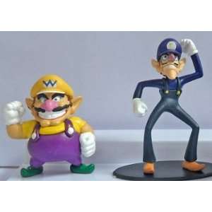  Super Mario Mini Wario & Waluigi Figures Set Toys & Games