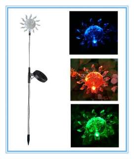 NEW Solar Powered Garden Stake Light Color changing LED light Free 