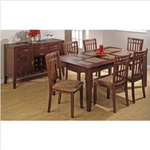  Bundle 63 Rockland Dining Set in Amaretto (8 Pieces)