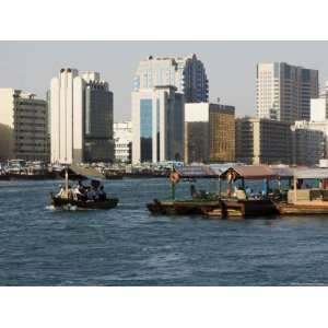  Abras (Small Ferries) Crossing Dubai Creek, Dubai, United 