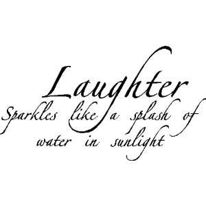  Laughter SparklesWall Quotes Words Sayings Removable 