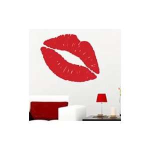    Lips and kiss wall decals  kids wall decals