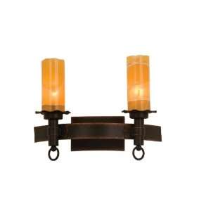   Americana Rustic / Country 2 Light Wall Bracket From the Americana