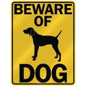  BEWARE OF  TREEING WALKER COONHOUND  PARKING SIGN DOG 
