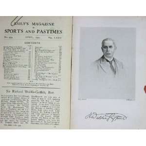   1901 Antique Portrait Sir Richard Waldie Griffith Bart