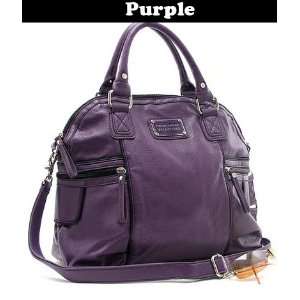  Genuine Valentino Handbag with Certificate. Color Purple 
