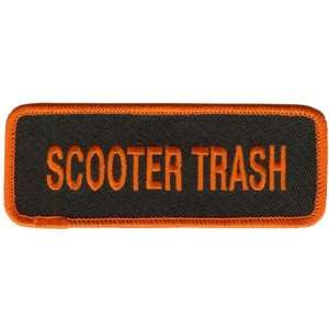  4 in x 1.5 in Patch   Scooter Trash