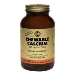  Chewable Calcium 500 mg 60 Wafers