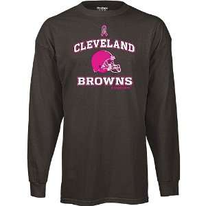  Reebok Cleveland Browns Ribbon Esque Breast Cancer 