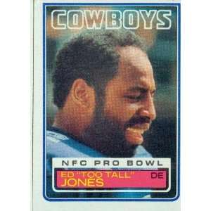  1983 Topps #49 Ed Too Tall Jones DP   Dallas Cowboys 