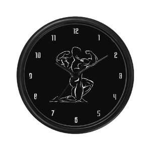   Bodybuilding Gym Clock Sports Wall Clock by 