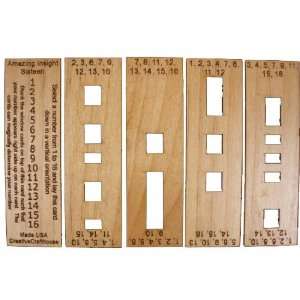  Amazing Insight 16 Math Window Cards   Wood Brain Teaser 