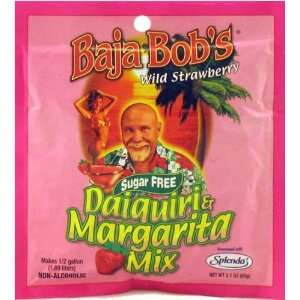 Baja Bobs Strawberry Margarita Mix, 2.1 oz. Packets (Pack of 4 