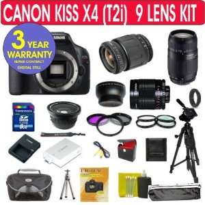  18 MP Digital SLR Camera with Tamron 28 80mm Zoom Lens + Tamron 75 
