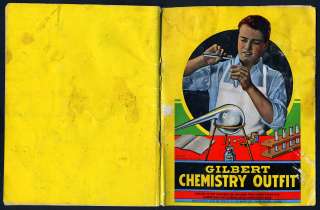 GILBERT CHEMISTRY SET EXPERIMENT BOOK SCIENCE INVENTOR  
