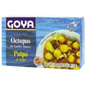 Goya Octopus in Garlic Sauce 4 oz  Grocery & Gourmet Food