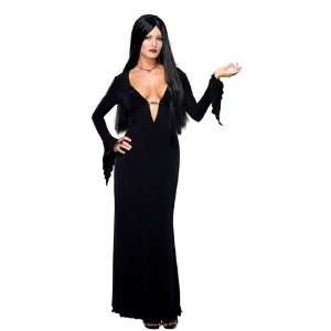 FANCY DRESS  Morticia Addams Adult Costume Size SMALL  