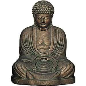  Small Buddha in Meditation Statue, Bronze 