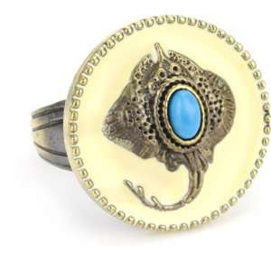    Beyond Rings Enchanted Manta Ray Adjustable Ring Jewelry
