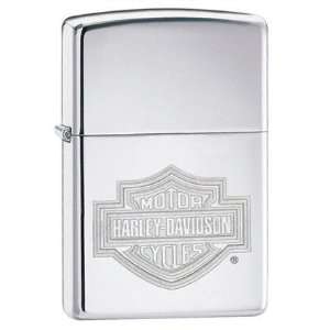   Davidson Bar & Shield High Polish Chrome Lighter