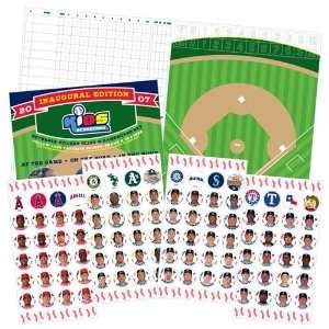  2007 American League West Collectors Set Kids Scorecard 