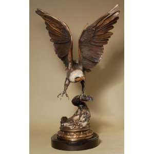  American Eagle Bronze Sculpture