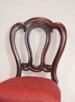 Set Victorian Balloon Back Admiralty Dining Chairs  