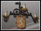 gothic iron chandelier  