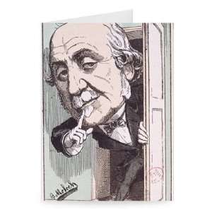  Caricature of Albert, Duc de Broglie   Greeting Card 