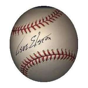  Gene Elston autographed Baseball
